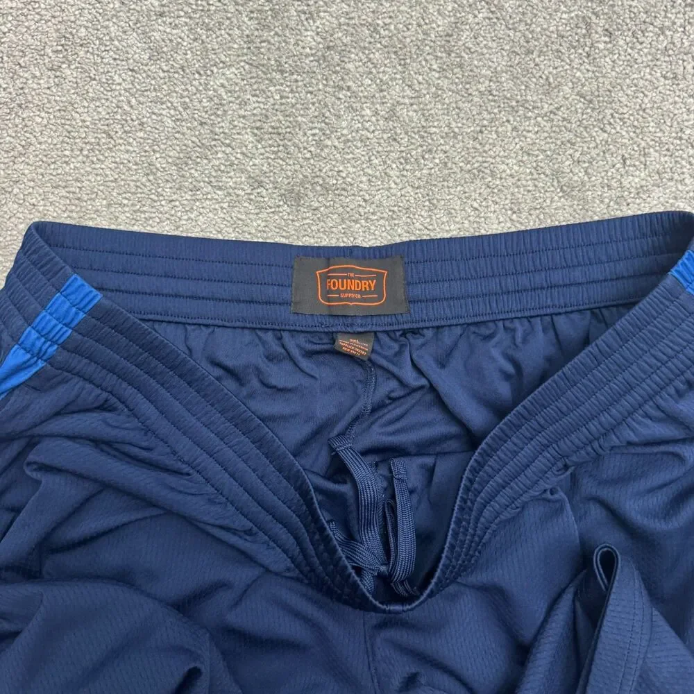 The Foundry Supply Co Basketball Shorts Mens 3XL Navy Blue Athletic Activewear